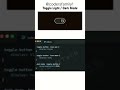 Toggle light and dark mode #toggle #light #and #dark #mode #html #css #javascript