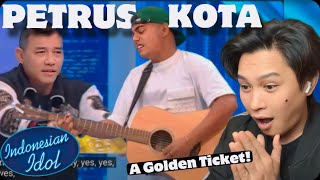 Petrus Kota Bikin Kagum - Golden Ticket Audition 2 | INDONESIAN IDOL 2025 | REACTION