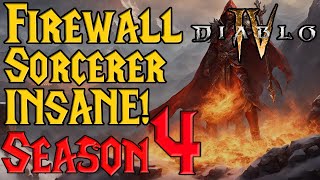 Firewall Sorcerer DESTROYS In Season 4 Diablo 4 - Guide