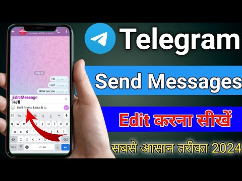 Telegram Send Messages Edit Karna Sikhe How to Edit Send Messages in Telegram