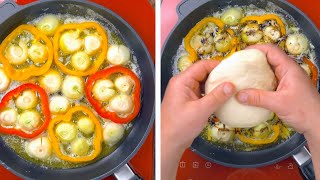 Put The Pizza Dough ON The Toppings \u0026 See What Happens After 8 Minutes