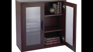 2 Glass Door Book Shelf