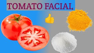 TOMATO FACIAL AT HOME |TOMATO \u0026 COFFEE FACIAL | TOMATO \u0026 TURMERIC FACIAL FOR GLOWING SKINCARE 🌟