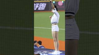 2025 台韓國際交流賽 Lotte Girls 목나경 睦那京 #lottegiants #롯데자이언츠 #치어리딩팀 #목나경 #睦那京 #人像攝影 #動態攝影 #台北大巨蛋