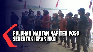 Puluhan Mantan Napiter Poso Serentak Ikrar NKRI