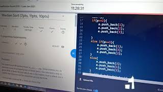 Codejam2021 #mediansort solution