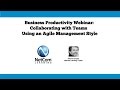 Collaborating with Teams | Using an Agile Management Style - NetCom Learning Webinar Excerpt