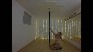 Exotic pole dance beginner - Dirty Diana