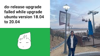 do-release-upgrade failed while upgrade ubuntu version 18.04 to 20.04