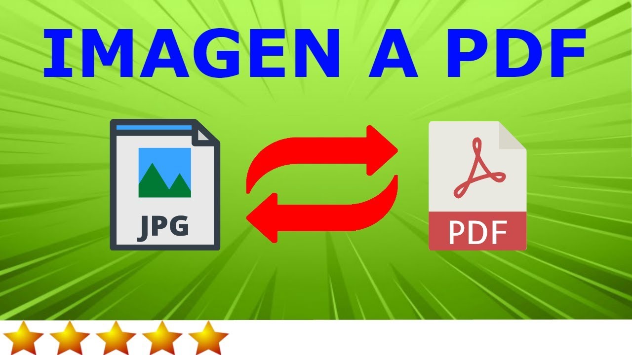 ♻️ Convertir Imagen JPG A PDF Sin Programas RAPIDISIMO - YouTube