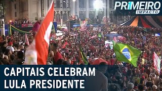 Eleições: milhares celebram vitória de Lula nas capitais | Primeiro Impacto (31/10/22)