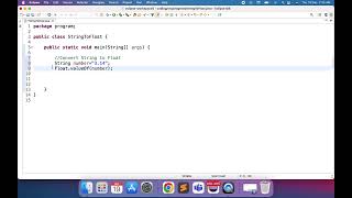 Convert String to Float | Java Program