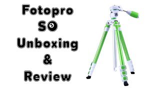 Fotopro Tripod s3 Unboxing and Review