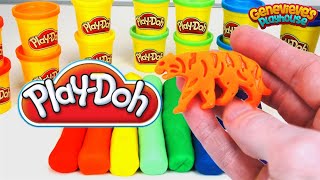 Learn Colors and Animal Names with Fun Play-Doh Cookie Cutters!