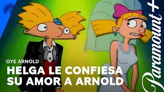 Helga le confiesa su amor a Arnold | ¡Oye, Arnold! | Paramount+