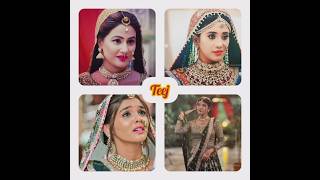 Akshara Vs Naira Vs Akshu Vs Abhira all festival look in yrkkh ☺️ #trendind #yrkkh #naira #akshara