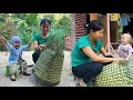 How to weave bamboo baskets to use when harvesting agricultural products for sale - Lý Thị An