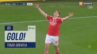 Golo Tiago Gouveia: Benfica (3)-1 AVS (Taça da Liga 23/24 - Fase 3 - Jornada 3)
