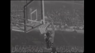 4/4/1965 Philadelphia 76ers at Boston Celtics NBA Eastern Conference final Game 1 action (no sound)