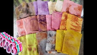 Rug Hooking - Dying Wool Without a Recipe - over dying , spot dyeing, casserole dyeing