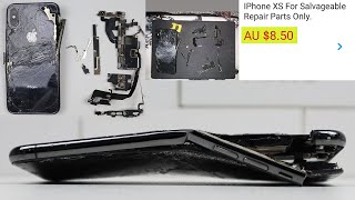 Two Destroyed iPhone XS for $8.50 - Can They Be Saved?