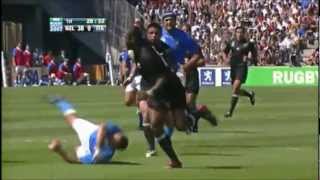 Great All Black team try at the 2007 World Cup Great All Black team try at the 2007 World Cup