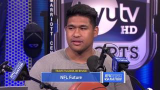 NFL Hopes and Injury Status, BYU Football player Travis Tuiloma on BYUSN | March, 21, 2017