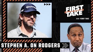 Stephen A. hopes Aaron Rodgers will retire before playing for the Packers again | First Take