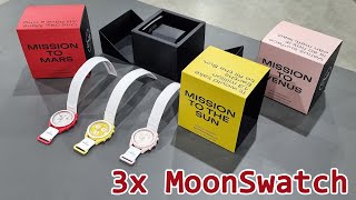 HANDS ON UNBOXING! I Bought 3 Omega x Swatch MOONSWATCHES - Welcome to Shwatch150