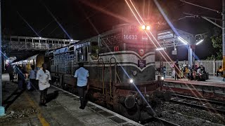 06655/Madurai Rameswaram Unreserved Special Express departing Ramanathapuram || 16632R GOC WDM-3A