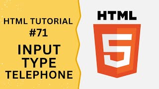 HTML Tutorial #71 - Input Type Tel for Telephone Number in HTML Form