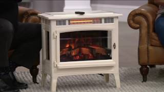 Duraflame Infrared Quartz Stove Heater with 3D Flame Effect \u0026 Remote on QVC