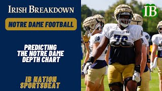IB Nation Sportsbeat: Predicting The Notre Dame Football Depth Chart
