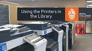 Using the Printers in the Library