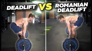 DEADLIFT vs ROMANIAN DEADLIFT (RDL) | Differences & When to Use Each