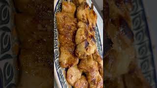 Chicken skewers in Miso marinade #chickenrecipe #japanesefood