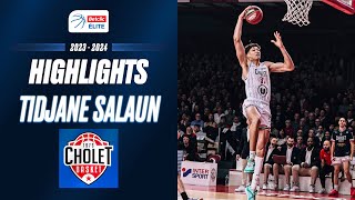 15 minutes de Tidjane Salaun en Betclic ELITE (Top Plays of the Season) - NBA Draft 2024