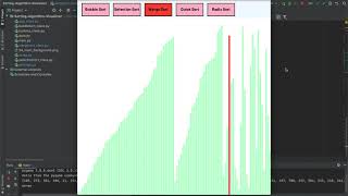 Python Sorting Algorithms Visualizer - Update 1.5 - Merge Sort Added