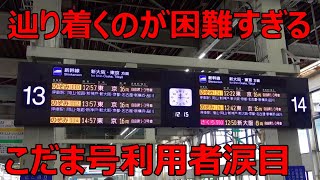 停車列車があまりにも少なすぎる新幹線駅に行ってきた