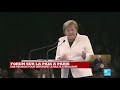 replay discours d angela merkel en ouverture du 1er forum sur la paix à paris