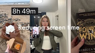 reducing my screen time to 1h daily | phone addiction challenge