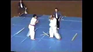 Abraham Torres - Semi final Sudamericano Kyokushin Karate IKO I 1997.