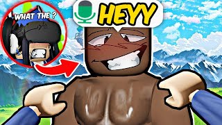GIRL VOICE TROLLING THIRSTY PLAYERS IN ROBLOX VR (insane 🤣)