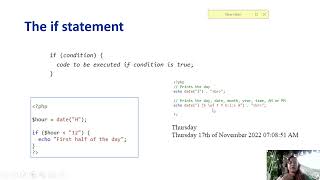 PHP Lesson 2 data types, conditional statements & loops