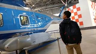 EH101（警視庁使用の大型ヘリコプター）AgustaWestland EH101-510のスポットガイド に参加してみた! あいち航空ミュージアム 2019.3.21