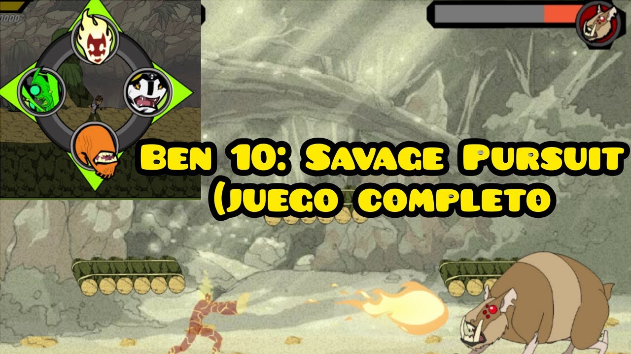 Ben 10 Savage Pursuit (JUEGO COMPLETO) - SHAMASH - YouTube