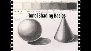Tonal Shading Basics | Pencil Shading Techniques For Beginners | How To Shade | Shapes To Forms