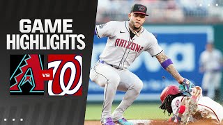 D-backs vs. Nationals Game Highlights (6/18/24) | MLB Highlights