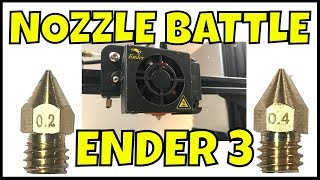 Creality Ender 3 - 3D Print Fine Detail Using Smaller Nozzle