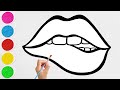 How to Draw Lips | Drawing Lips Easy | Step By Step